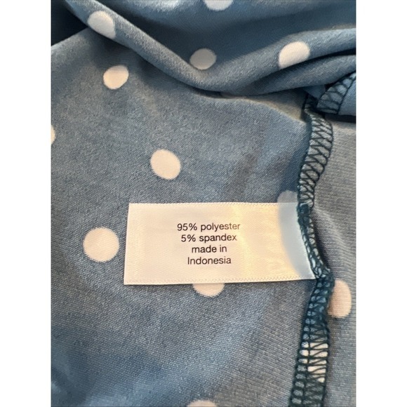 Lane Bryant Sleeveless Polka Dot Surplice Neck Ruched Maxi Dress Size 14/16 NWT - Picture 10 of 11